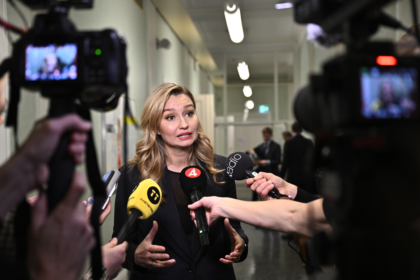 Energi- och näringsminister Ebba Busch (KD). Foto: Henrik Montgomery/TT