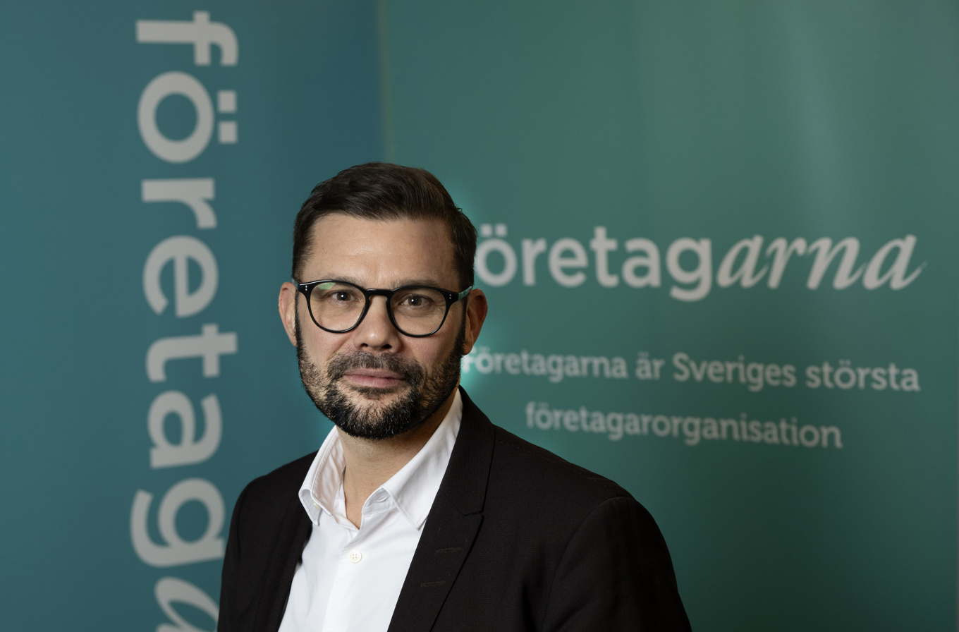 Företagarnas vd Magnus Demervall. Arkivbild. Foto: Anders Wiklund/TT