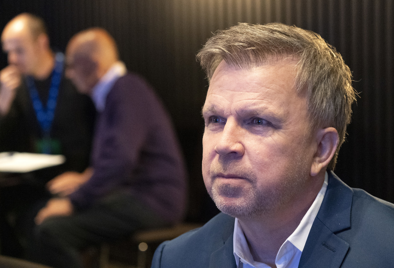 Richard Herrey vid Moderaternas arbetsstämma 2021. Arkivbild. Foto: Johan Nilsson/TT