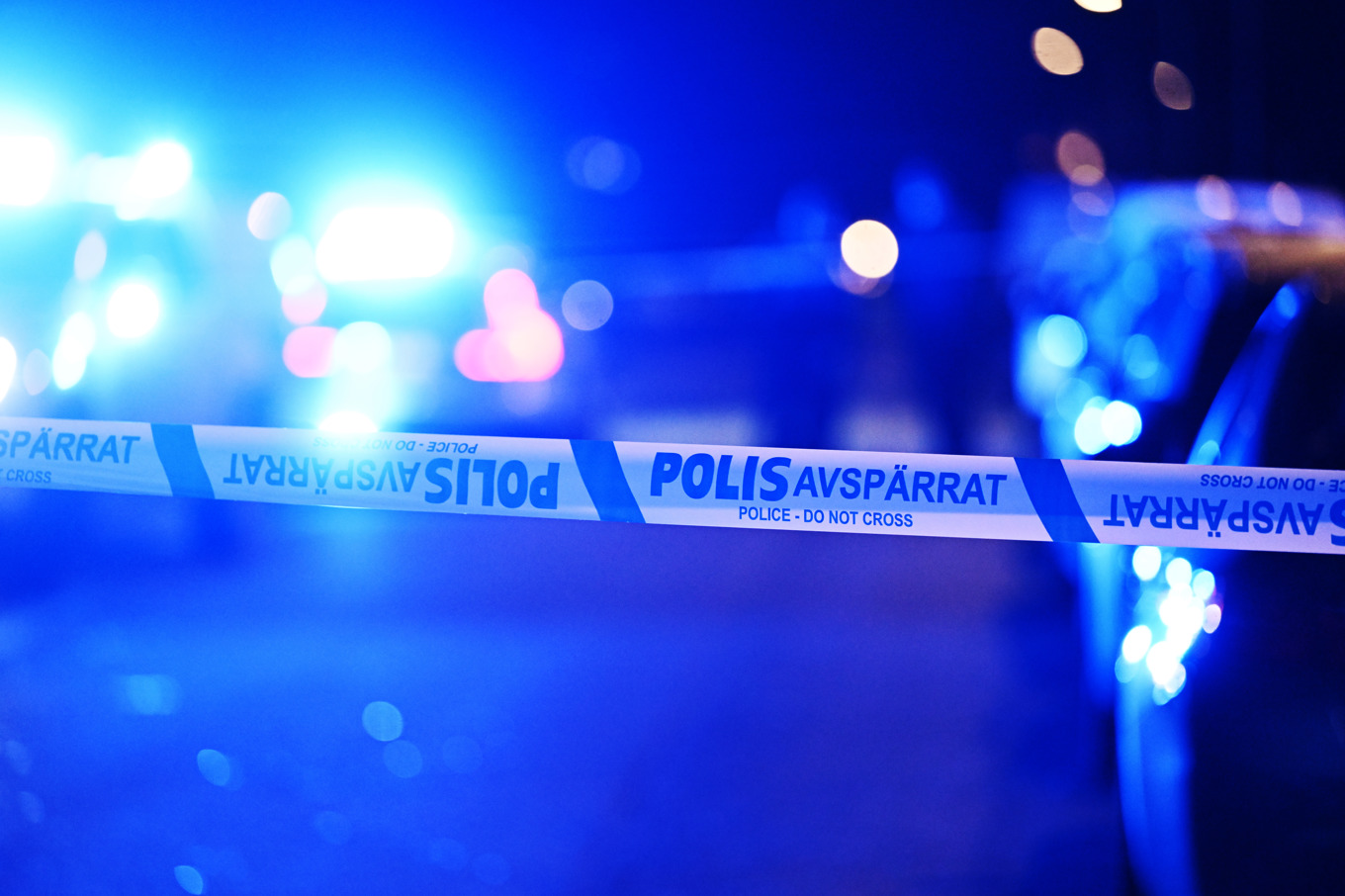 Polisen har spärrat av delar av centrala Eskilstuna. Arkivbild. Foto: Fredrik Sandberg/TT