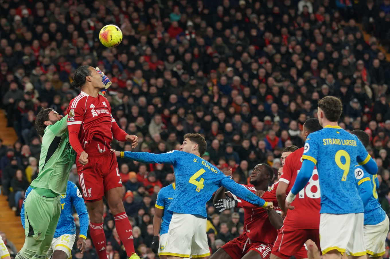 Liverpool förändrar i tränarstaben efter lagets svaga facit på fasta situationer den här säsongen. Foto: Ian Hodgson/AP/TT