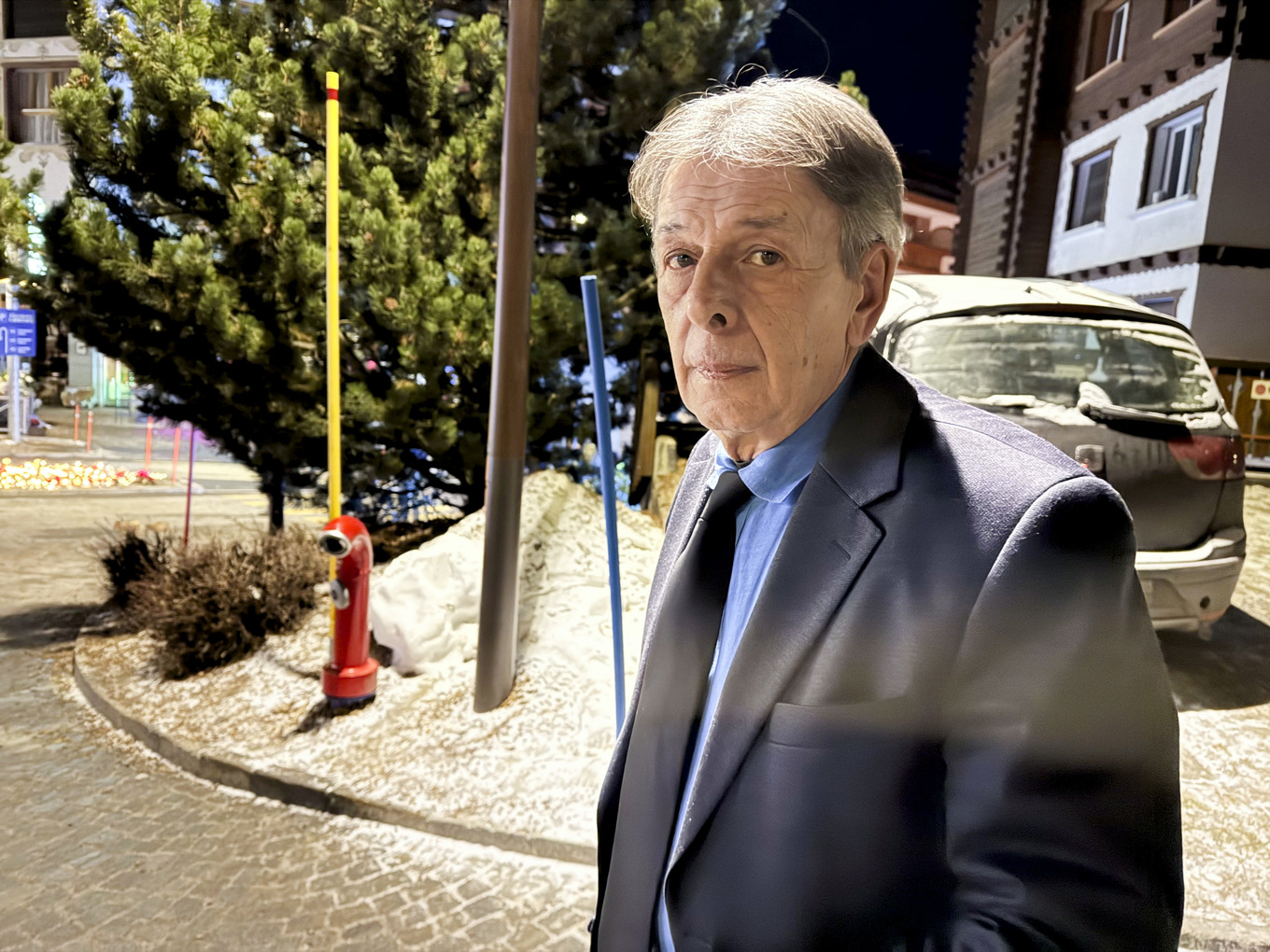 Alfonso Marra, taxichaufför i Crans-Montana, Schweiz. Foto: Agneta Liljeqvist/TT