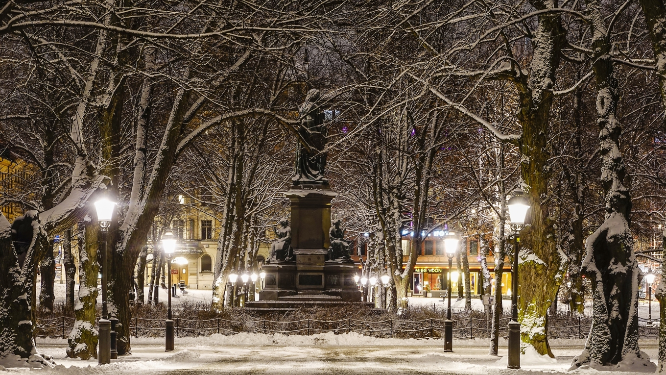 Temperaturen julen 1966 låg mellan minus 15 och minus 20, och värmen i folkabussen fungerade inte när jag körde omkring på Östermalm. Foto: Alexander Farnsworth/Gett images