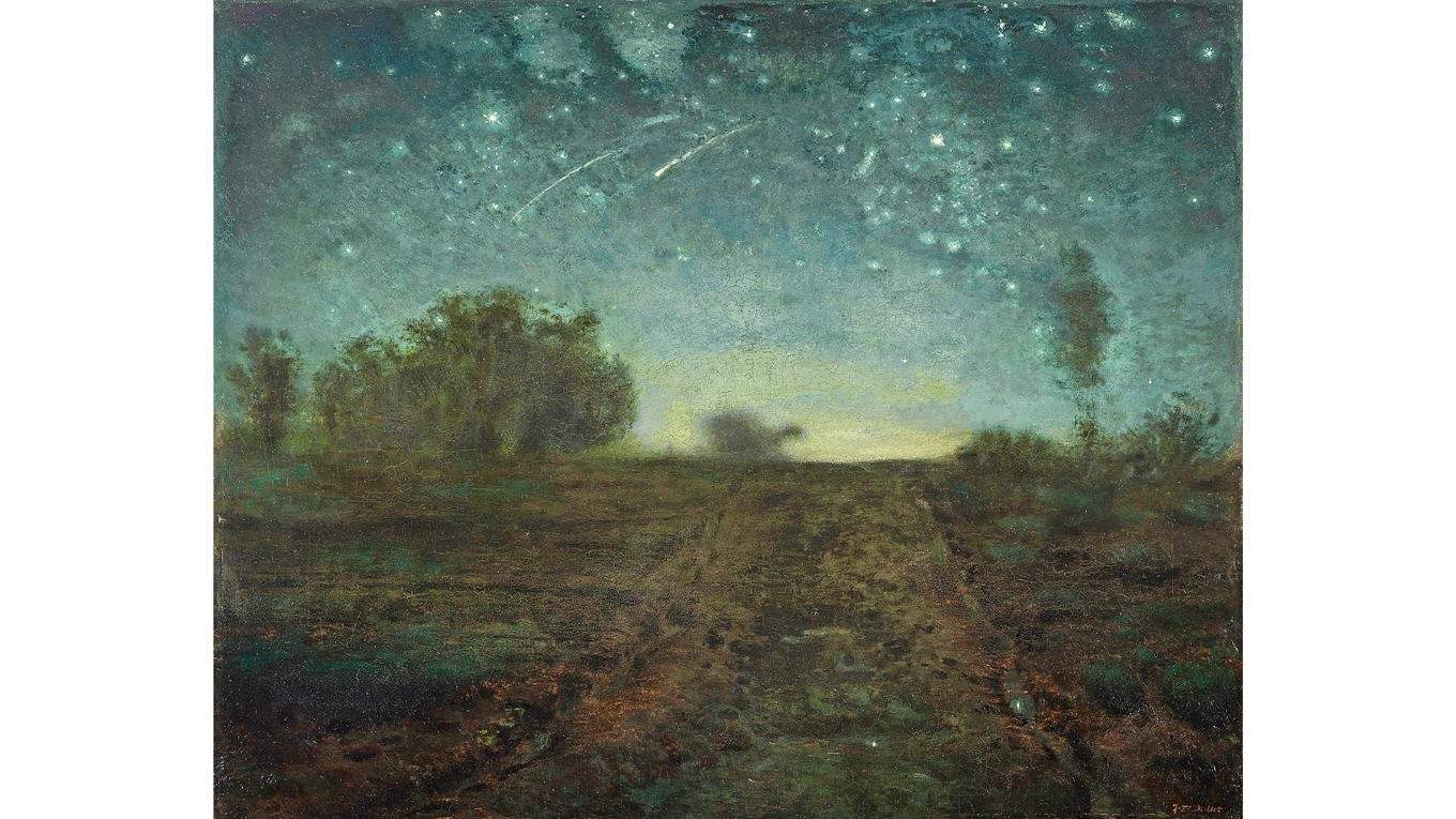 Stjärnhimlen har alltid förundrat människan och kommer förmodligen alltid att göra det. Målning av Jean-François Millet (1814–1875). Foto: Public Domain