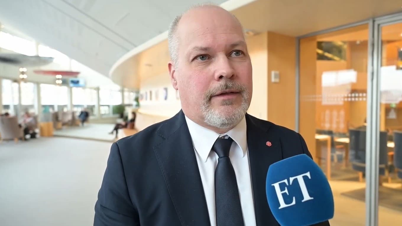 Socialdemokraternas utrikespolitiska talesperson, Morgan Johansson. Foto: Epoch Times