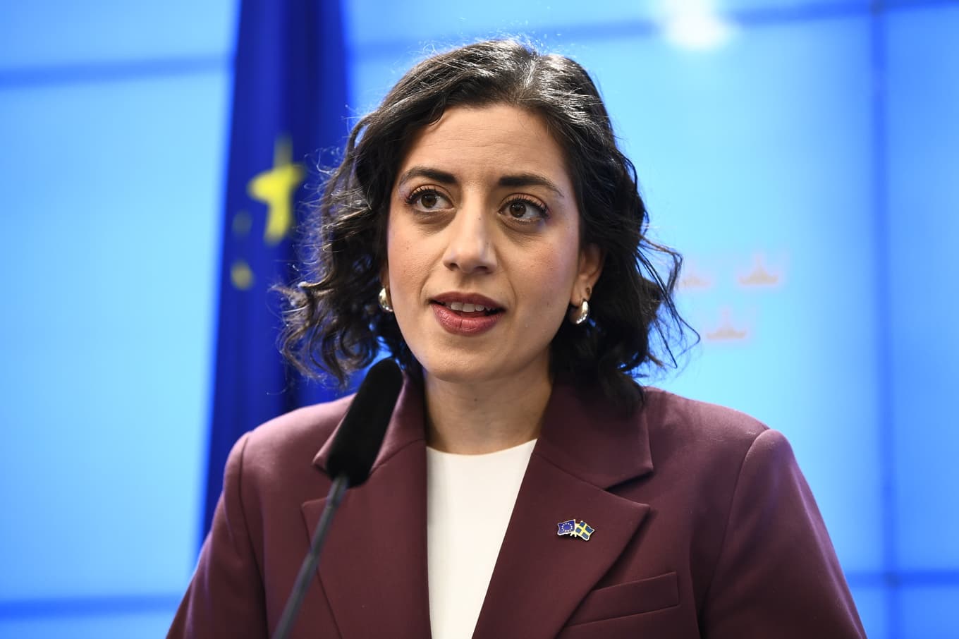 Centern hade kommundagar och Liberalerna hade partistyrelsemöte förra helgen. Här L-ledaren Simona Mohamsson. Foto: Lars Schröder/TT