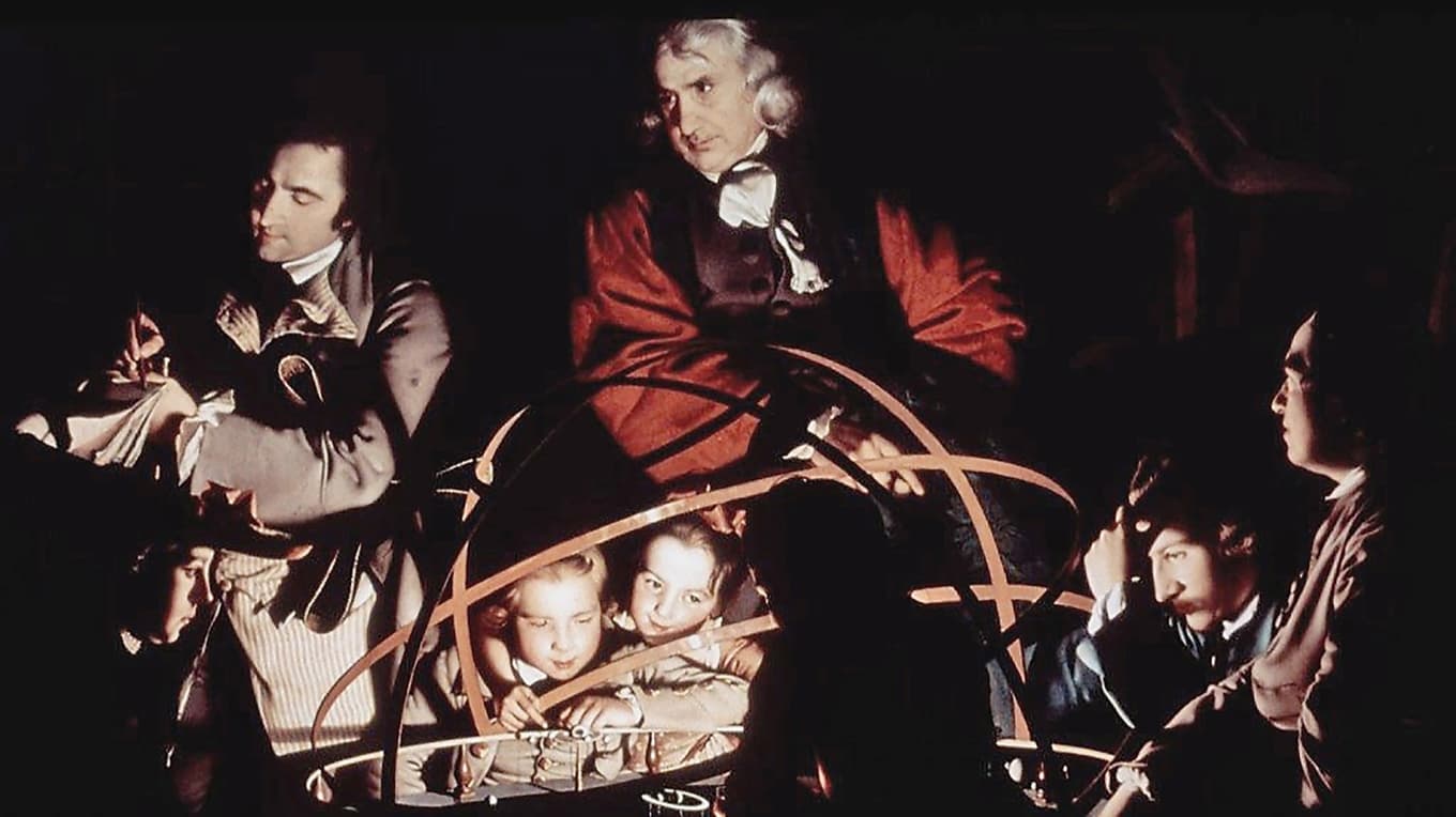 Ingen människa tycks vara för liten för att rymma stora tankar. Joseph Wright of Derbys (1734–1797) målning ”A Philosopher Lecturing on the Orrery”. Foto: Derby Museum and Art Gallery/Wikimedia Commons