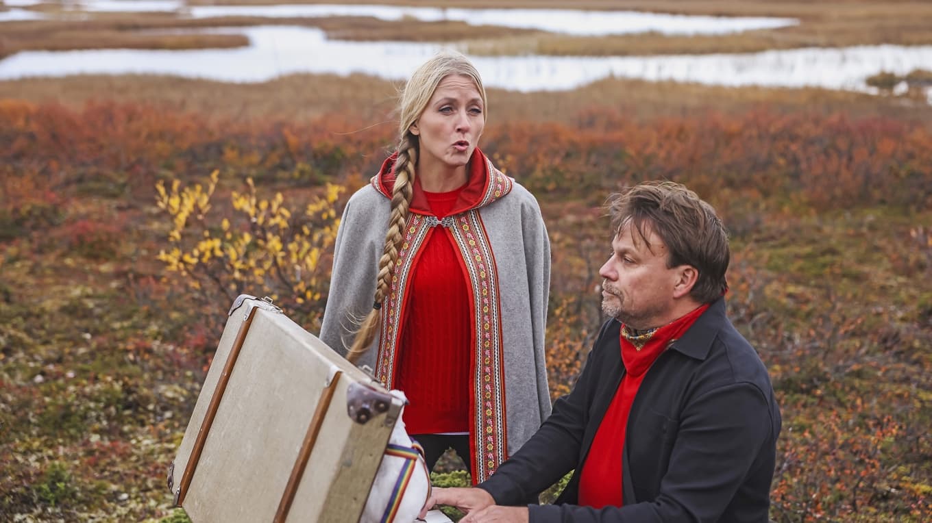 Roger Norén och Carina Henriksson för ut kultur till avlägsna platser och skapar betydelsefulla och nära publikmöten. Foto: Mattias Löw