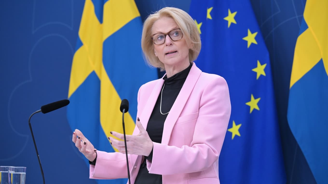 Elisabeth Svantesson (M), finansminister. Foto: Roger Sahlström.