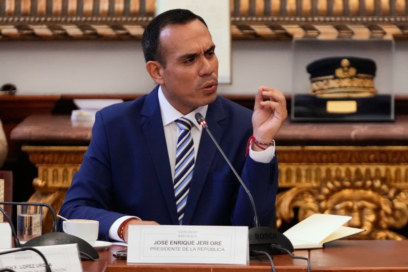 Perus interimspresident José Jerí har avsatts av landets parlament. Arkivbild. Foto: Martin Mejia /AP/TT