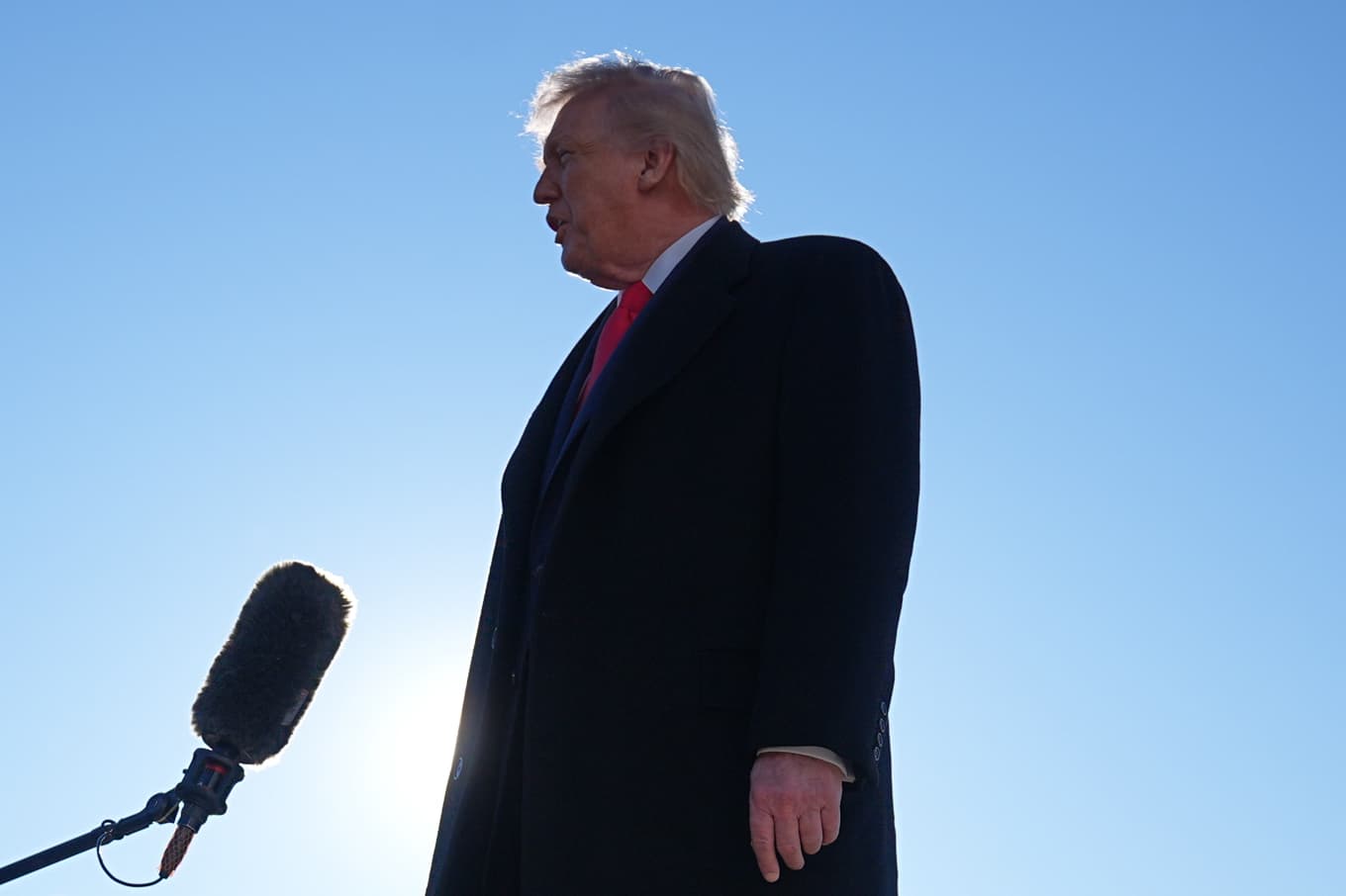 Donald Trump i förra veckan. Foto: Matt Rourke/AP/TT