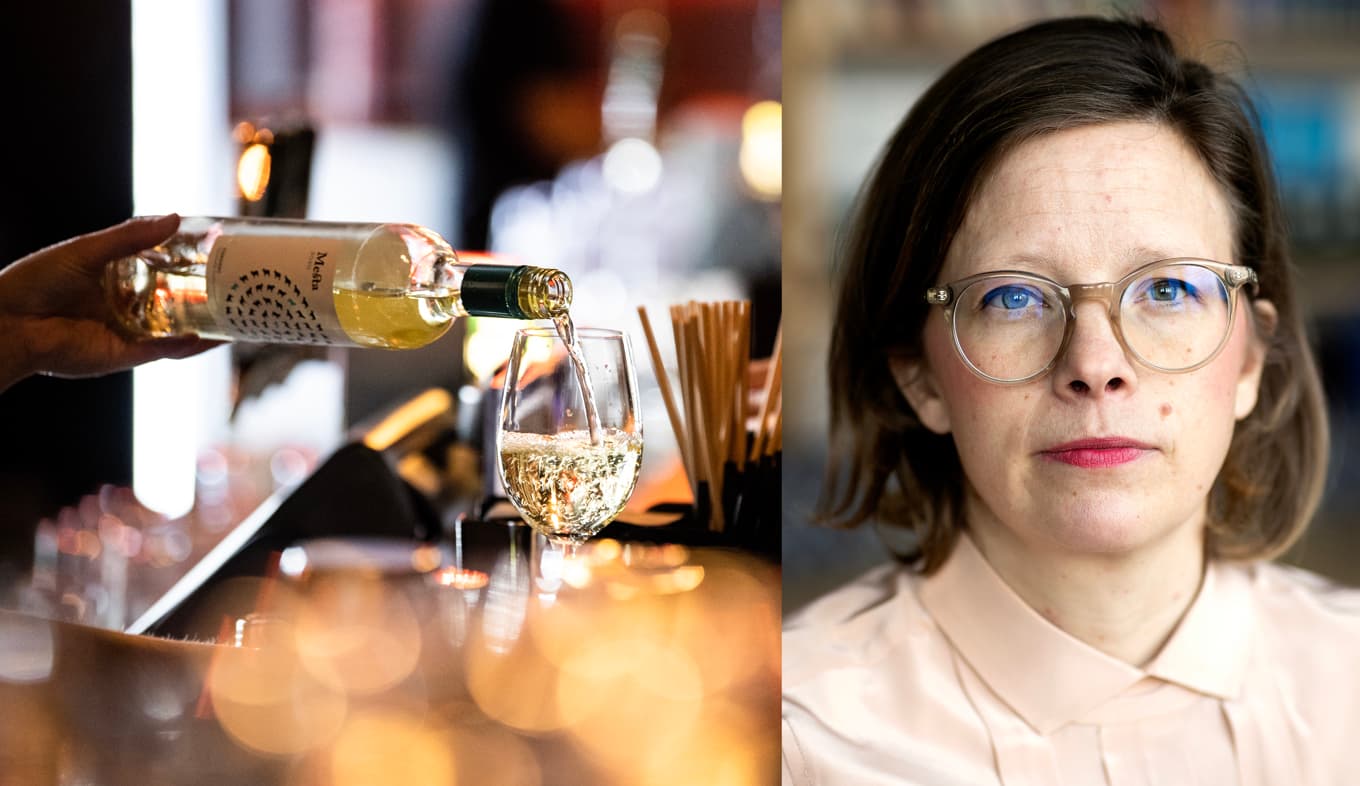 Elisabet Jerlhag, professor i farmakologi på Sahlgrenska akademin vid Göteborgs universitet, tror att många med alkoholberoende i framtiden kommer få hjälp av tirzepatid som finns i fetmaläkemedlet Mounjaro. Foto: Pontus Lundahl / TT och Johan Wingborg