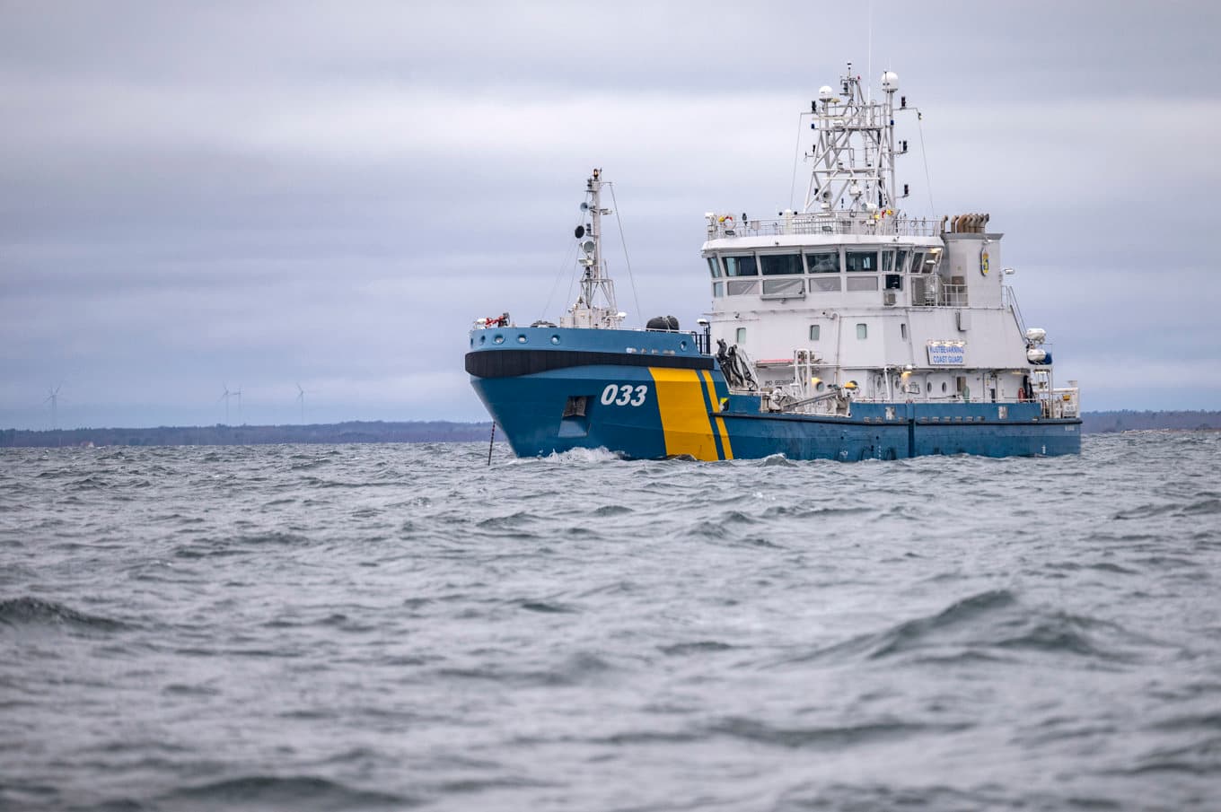 Kustbevakningen kontrollerade nykterheten på 89 handelsfartyg. Arkivbild. Foto: Johan Nilsson/TT