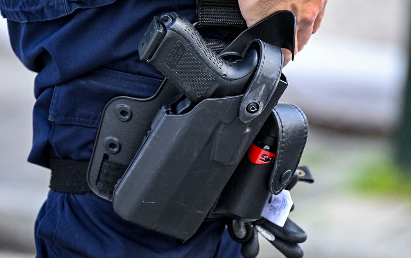 Polisen sköt verkanseld mot mannen, som inte träffades. Arkivbild. Foto: Johan Nilsson/TT