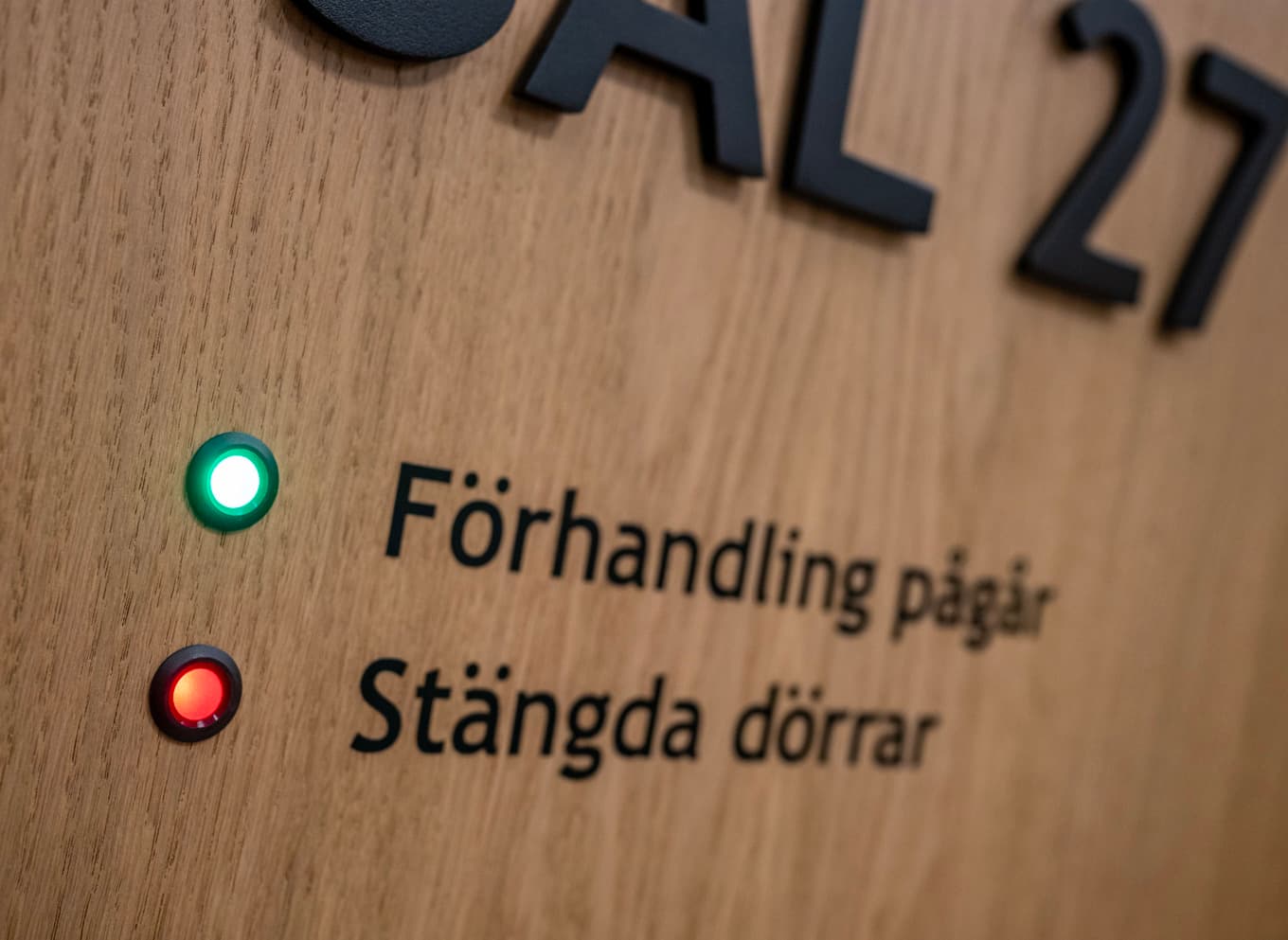 Det var stängda dörrar under omhäktningsförhandlingen i Malmö tingsrätt gällande befälhavaren på det bordade bulkfartyget Caffa. Foto: Johan Nilsson/TT