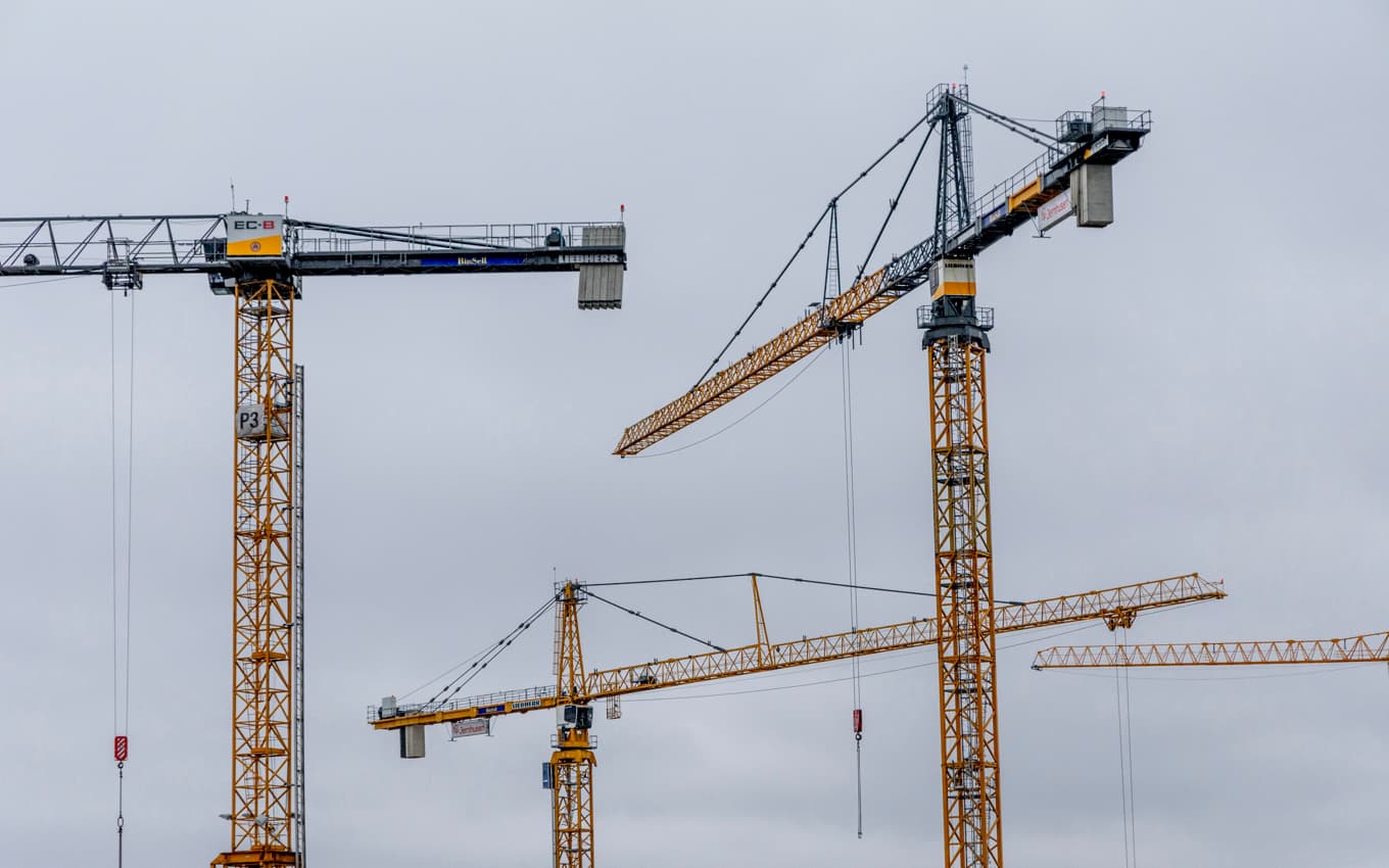 Fler byggkranar väntar. Arkivbild. Foto: Adam Ihse/TT
