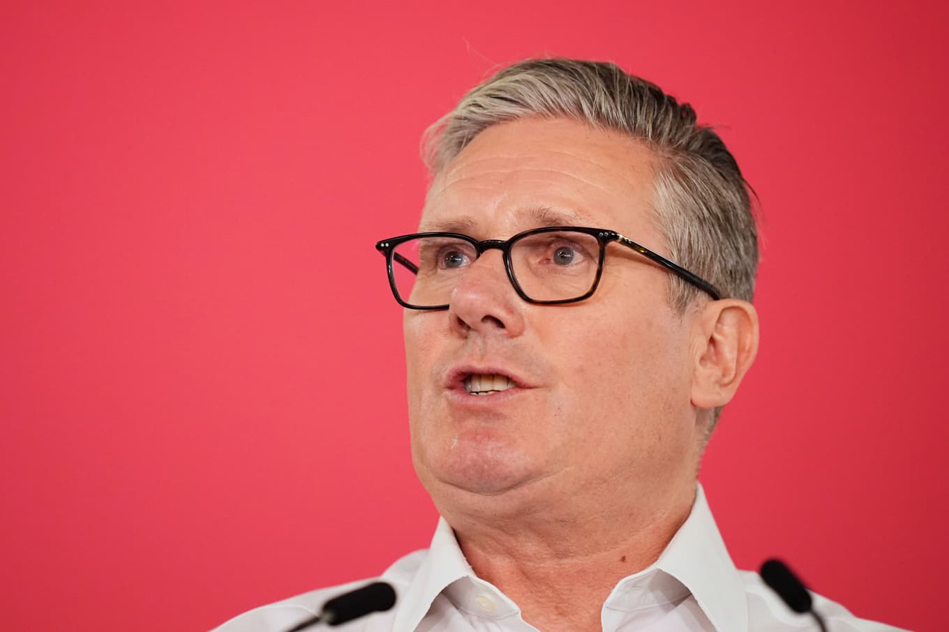 Storbritanniens premiärminister Keir Starmer på måndagen. Foto: James Manning/AP/TT