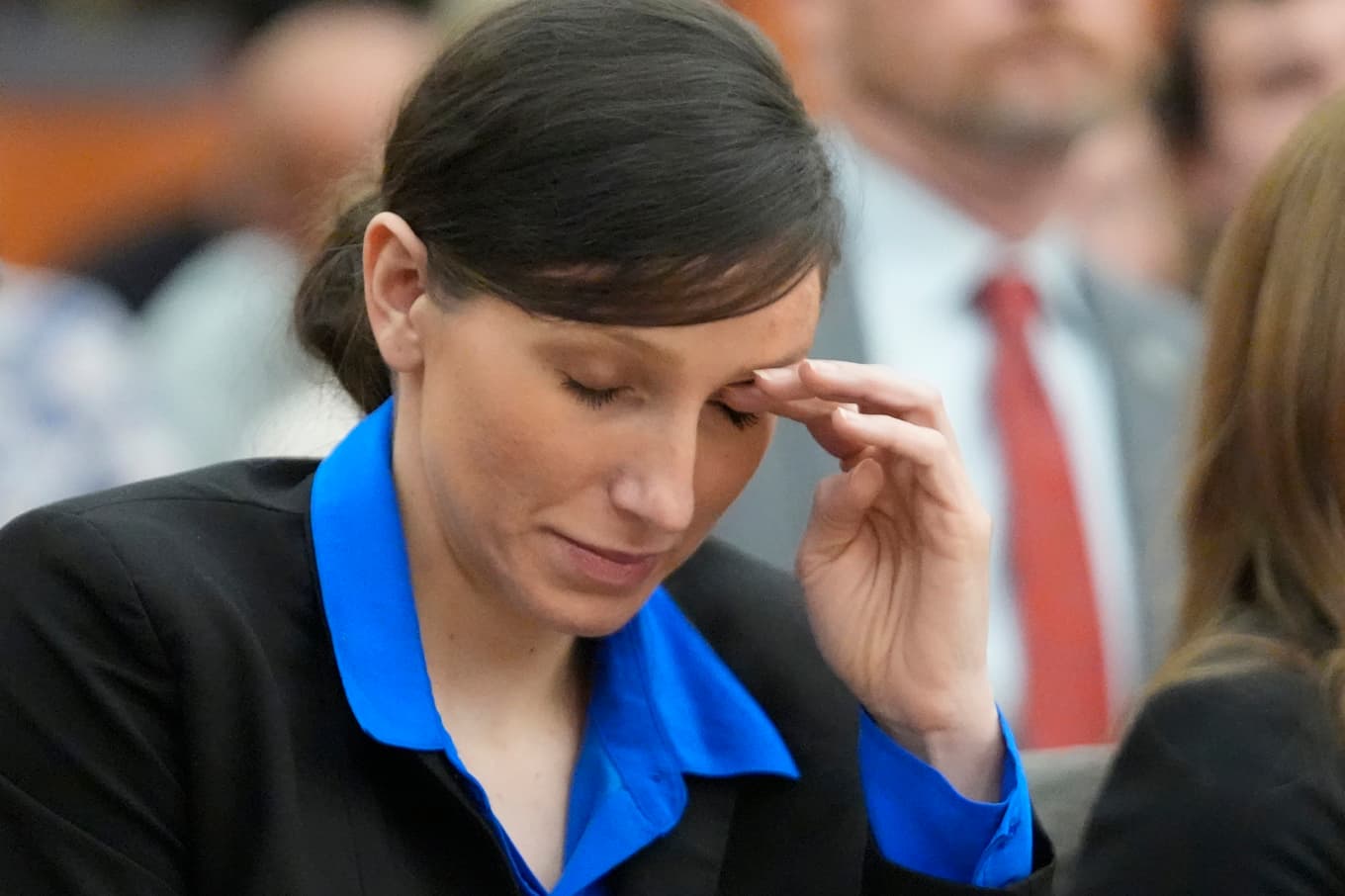Kouri Richins får tillbringa resten av sitt liv bakom galler. Arkivbild. Foto: Rick Bowmer/AP/TT