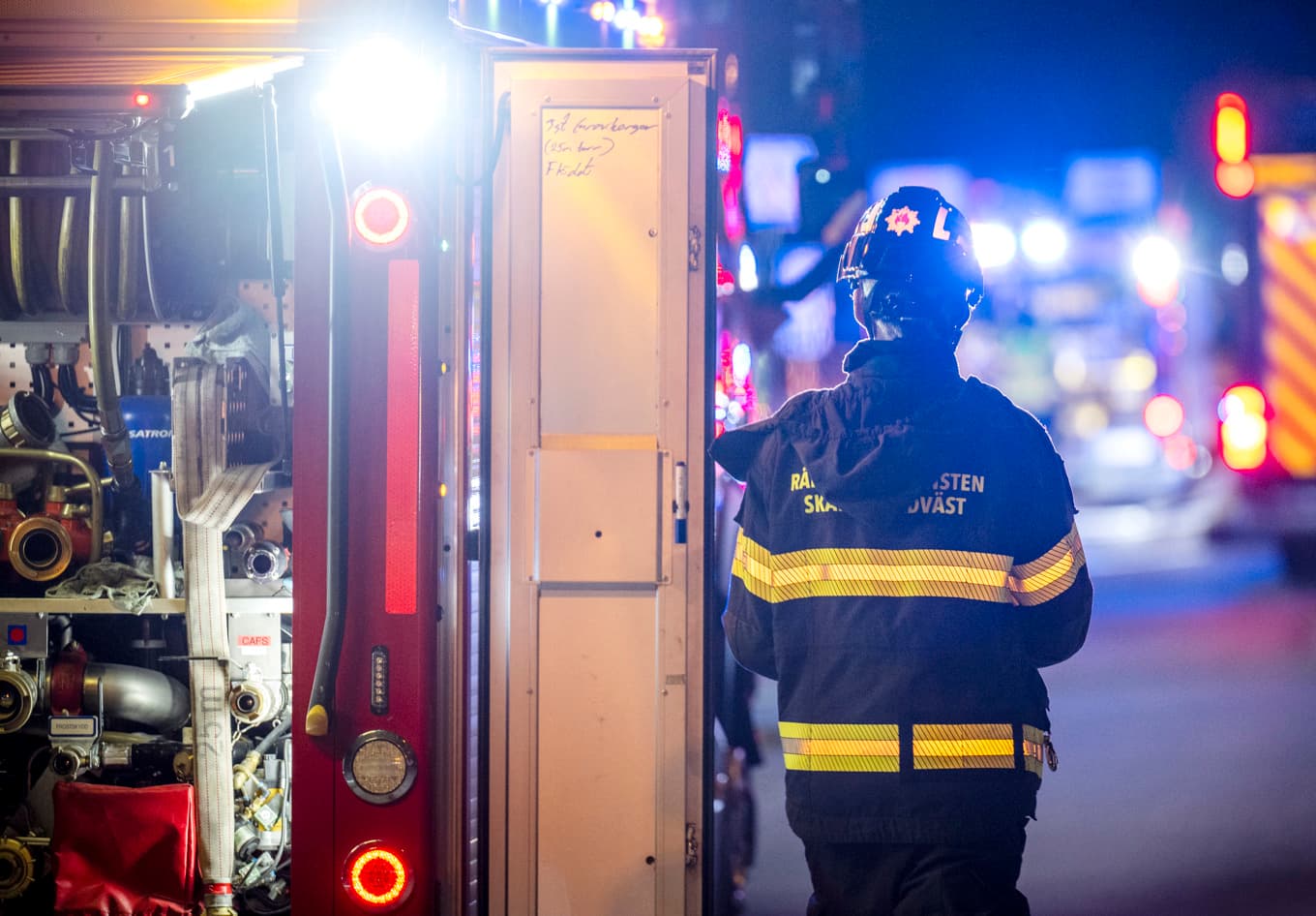 En man i Boden har omkommit i en brand. Arkivbild. Foto: Johan Nilsson / TT