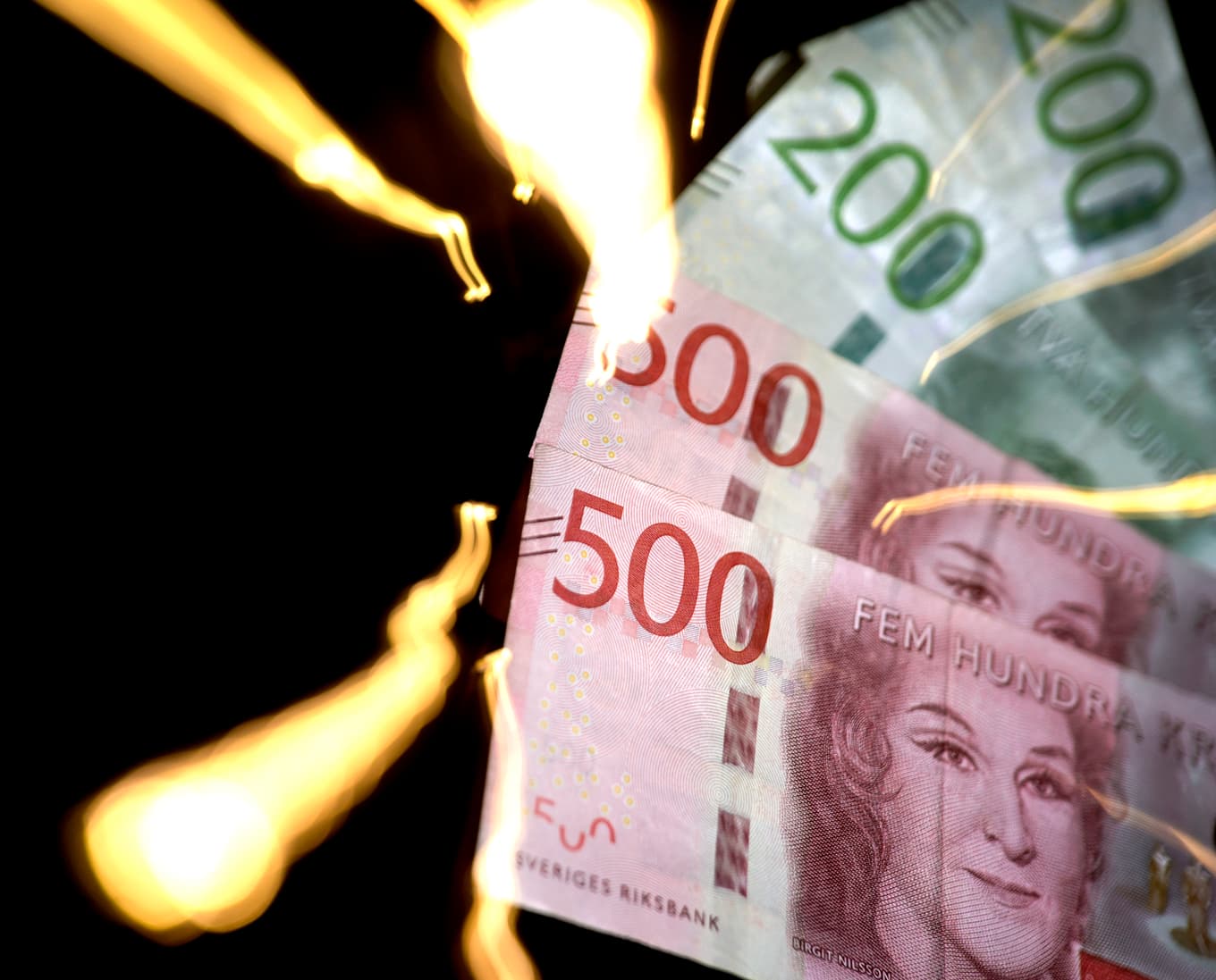 Värdet på svenska kronan pressas nedåt i år. Arkivbild Foto: Janerik Henriksson/TT
