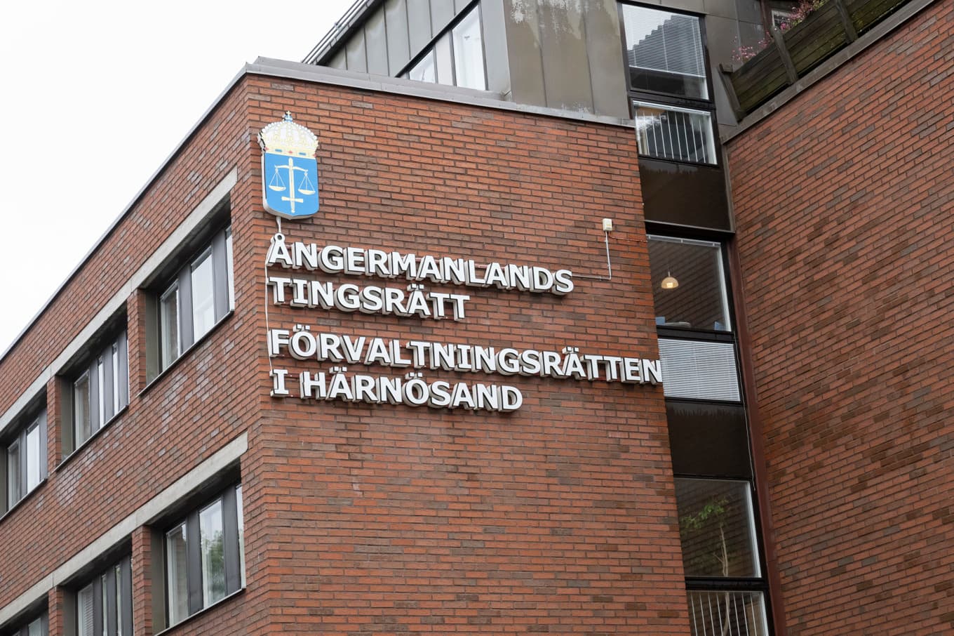 Ångermanlands tingsrätt i Härnösand, Foto: Fredrik Sandberg/TT