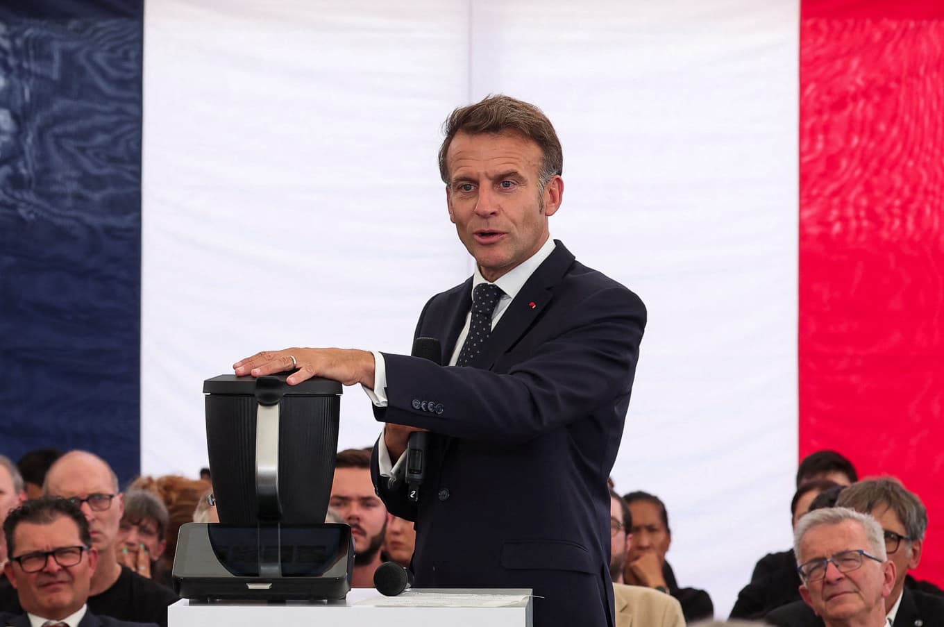 Frankrikes president Emmanuel Macron. Foto: Christian Hartmann /AP/TT