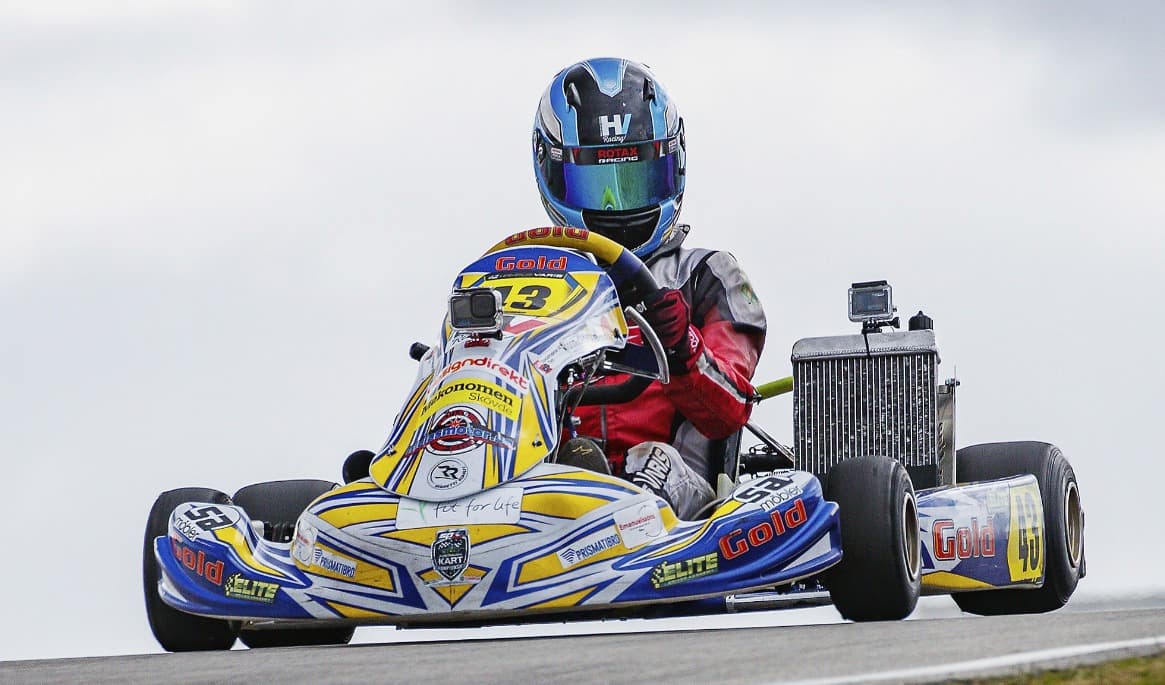 År 2024 tävlade Hampus i Australiska mästerskapen i gokart (KZ2), med fina resultat. Foto: Tim Francies