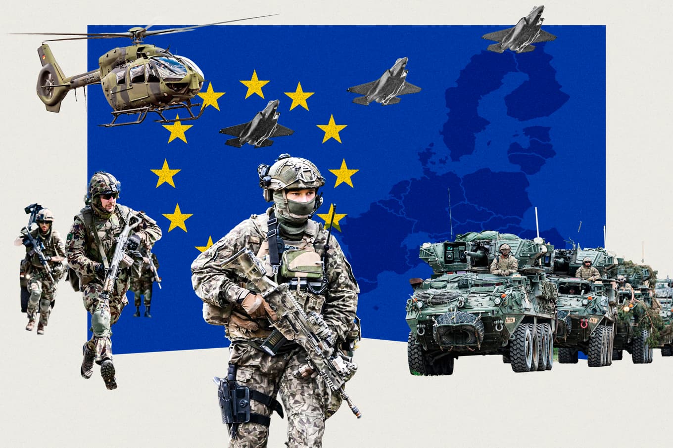 Frågan om en europeisk armé har diskuterats åtminstone sedan 1950-talet. Foto: Epoch Times, Getty Images