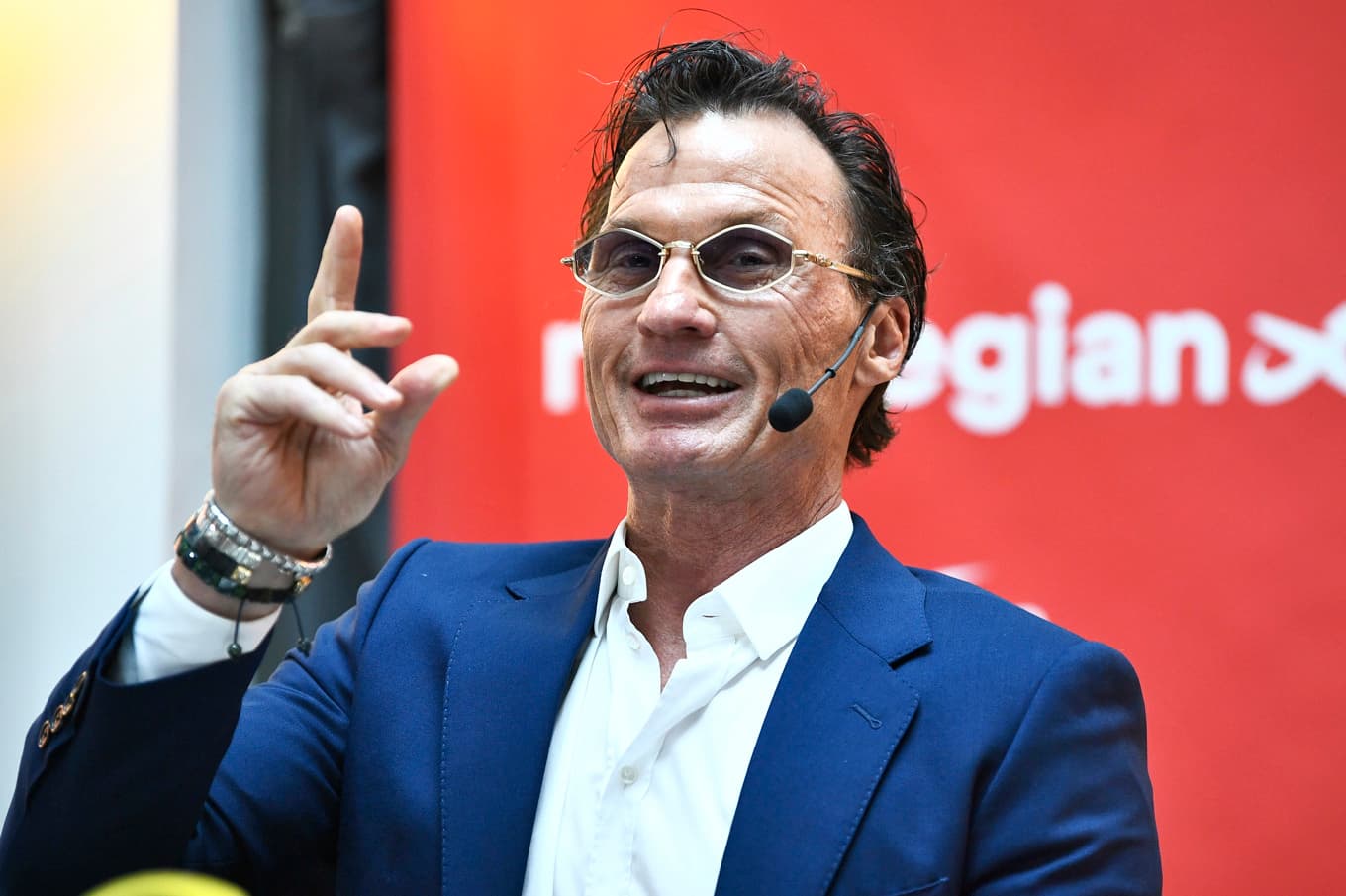 Petter Stordalen ser fram emot det nya samarbetet. Foto: Lars Schröder/TT