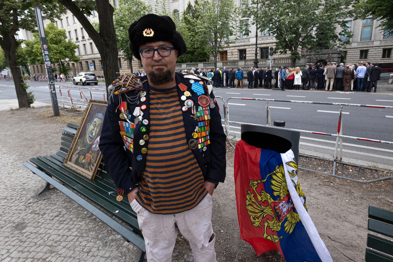 Semyon Skrepetsky var pseudonym för konstnären Robert Kuzokov. Arkivbild. Foto: Vasily Krestyaninov/AP/TT