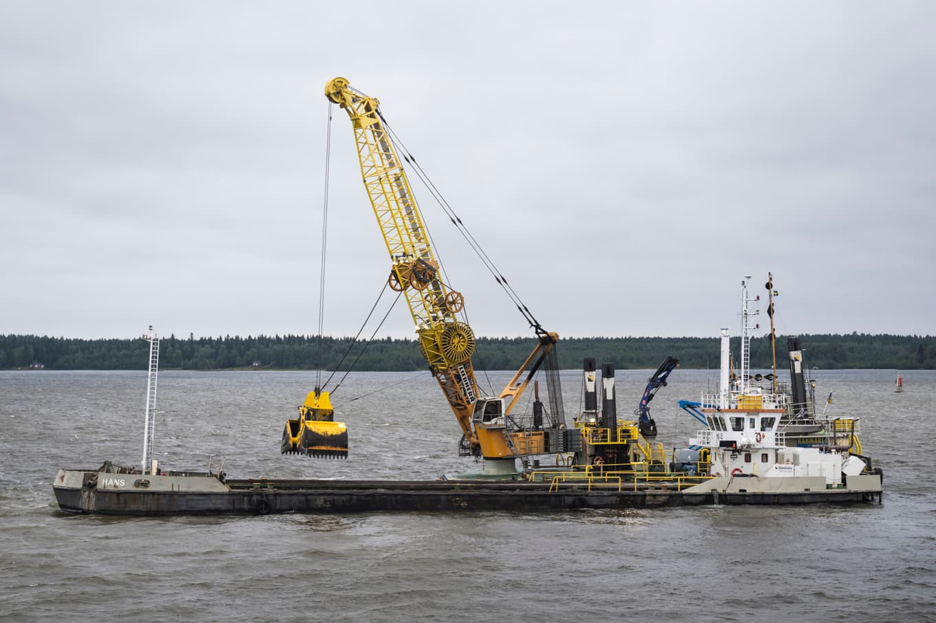 Projekt Malmporten är Sveriges största muddringsprojekt i modern tid. Arkivbild. Foto: Simon Eliasson/TT