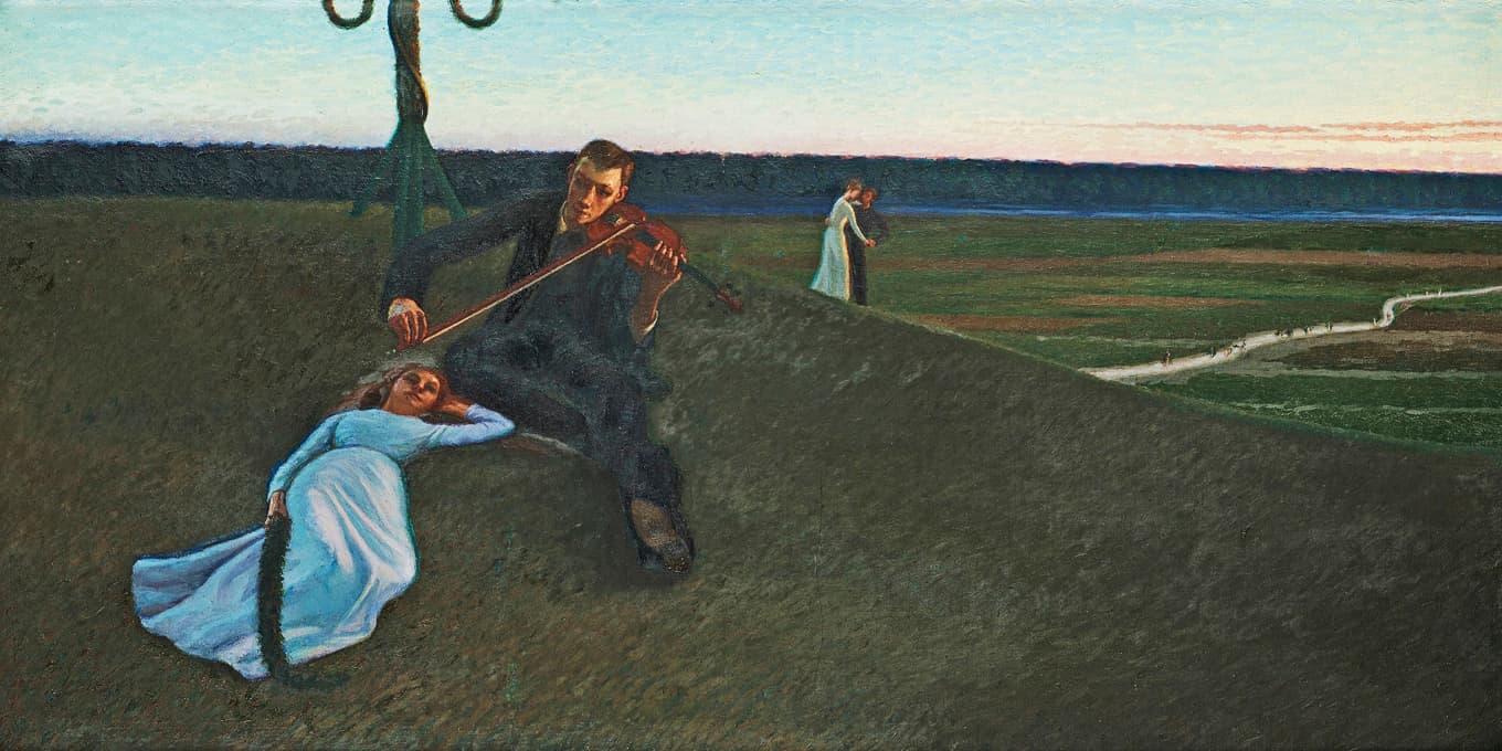 Midsommar – en påminnelse om livets gemensamma natur. Målning av Eva Bonnier (1857–1909). Foto: Wikimedia Commons