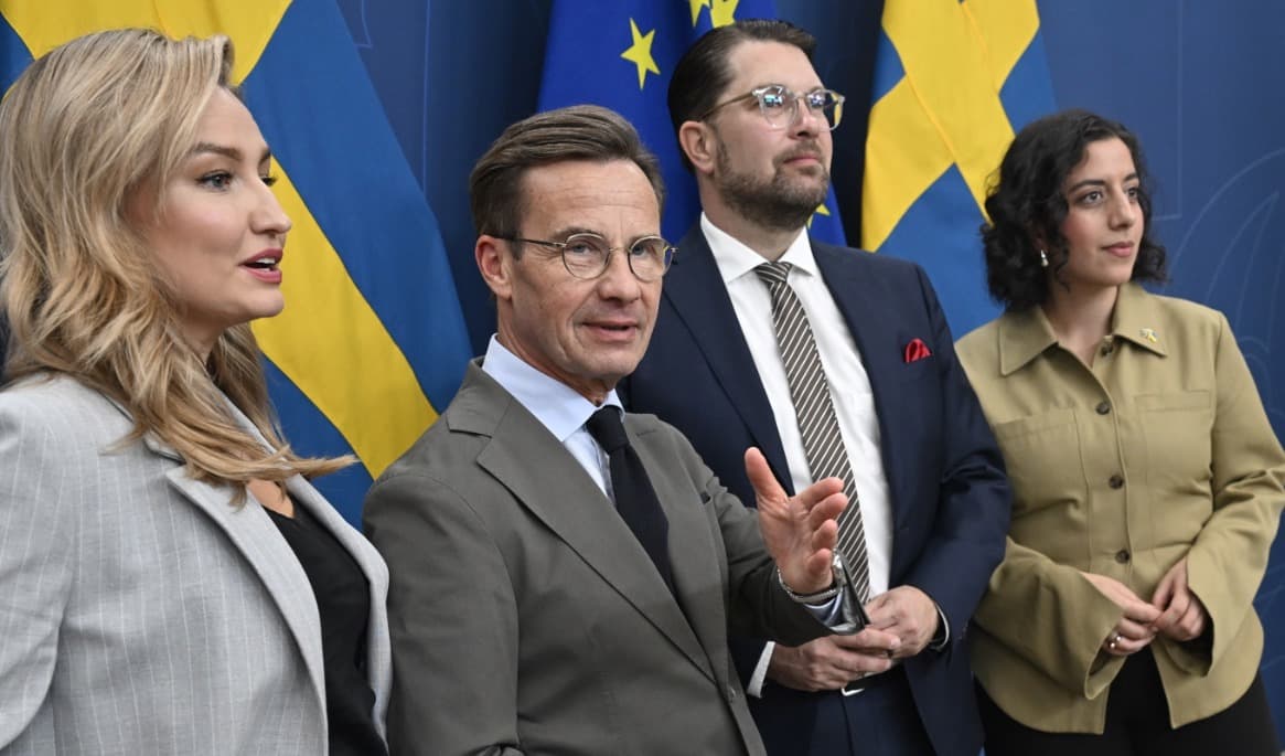 Tidösamarbetets ledare. Arkivbild Foto: Fredrik Sandberg/TT