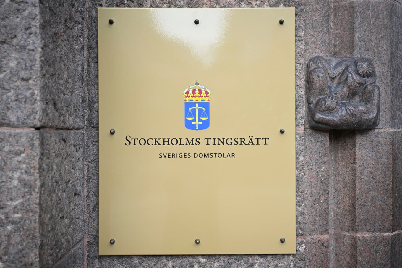 Häktningsförhandlingarna hölls i Stockholms tingsrätt på fredagen. Arkivbild. Foto: Fredrik Sandberg/TT