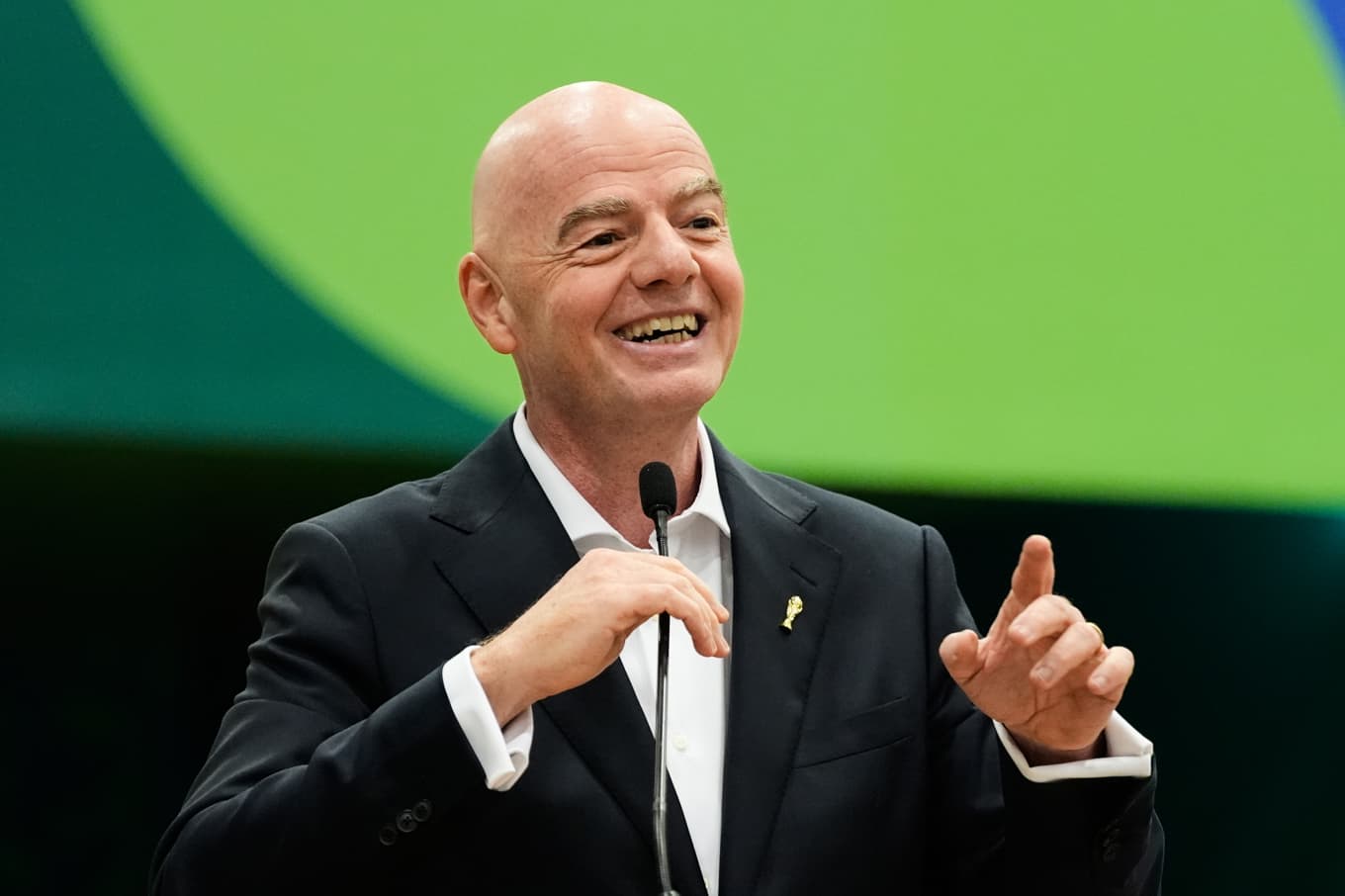 Fifas ordförande Gianni Infantino. Arkivbild. Foto: Tony Gutierrez/AP/TT