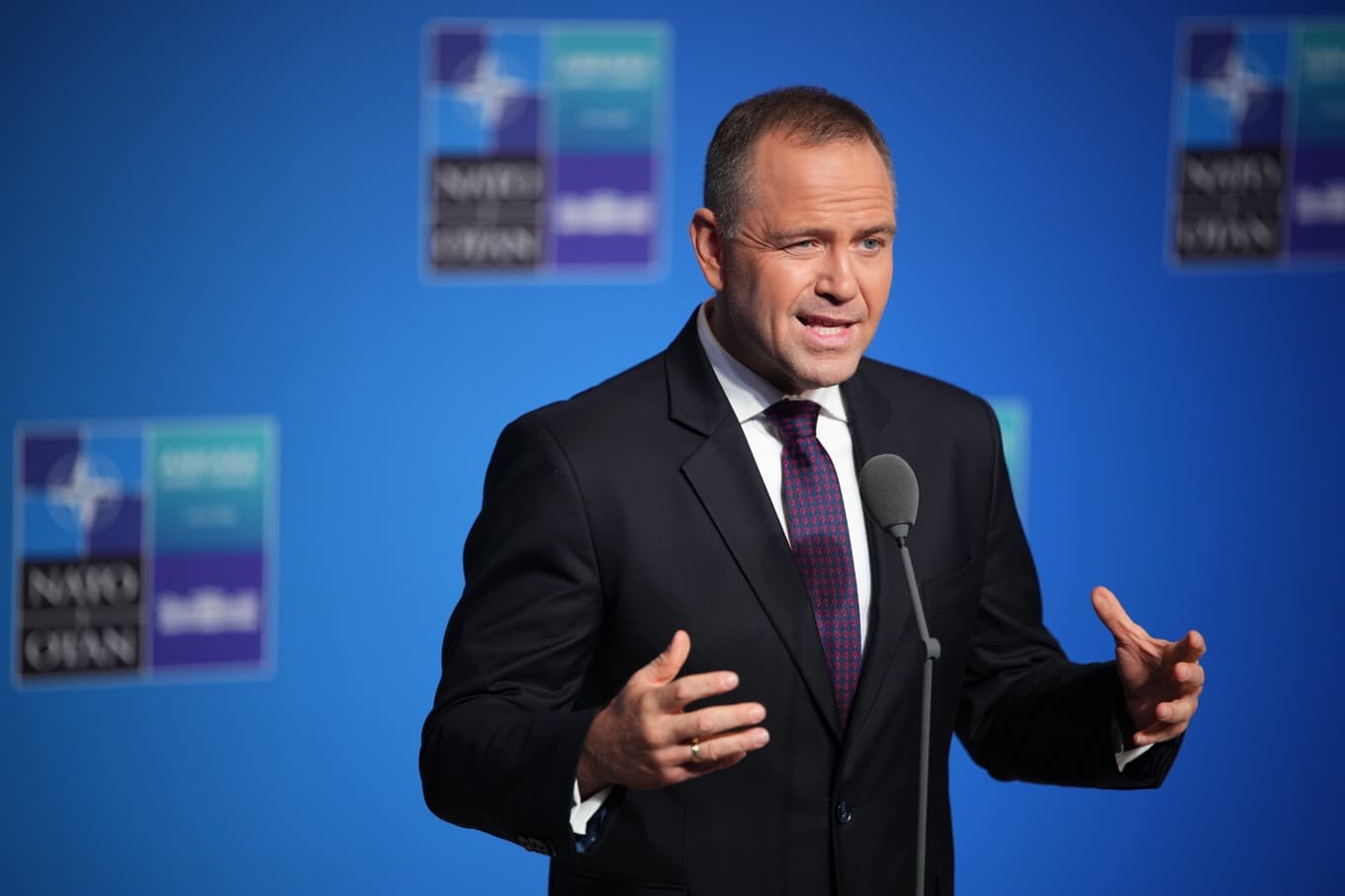 Polens president Karol Nawrocki tidigare i juli. Foto: Emrah Gurel/AP/TT