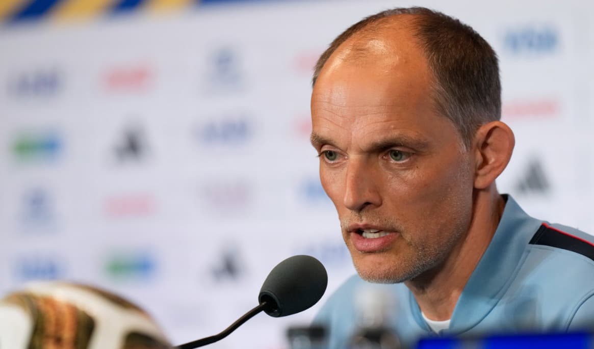 Englands förbundskapten Thomas Tuchel. Foto: Lynne Sladky/AP/TT