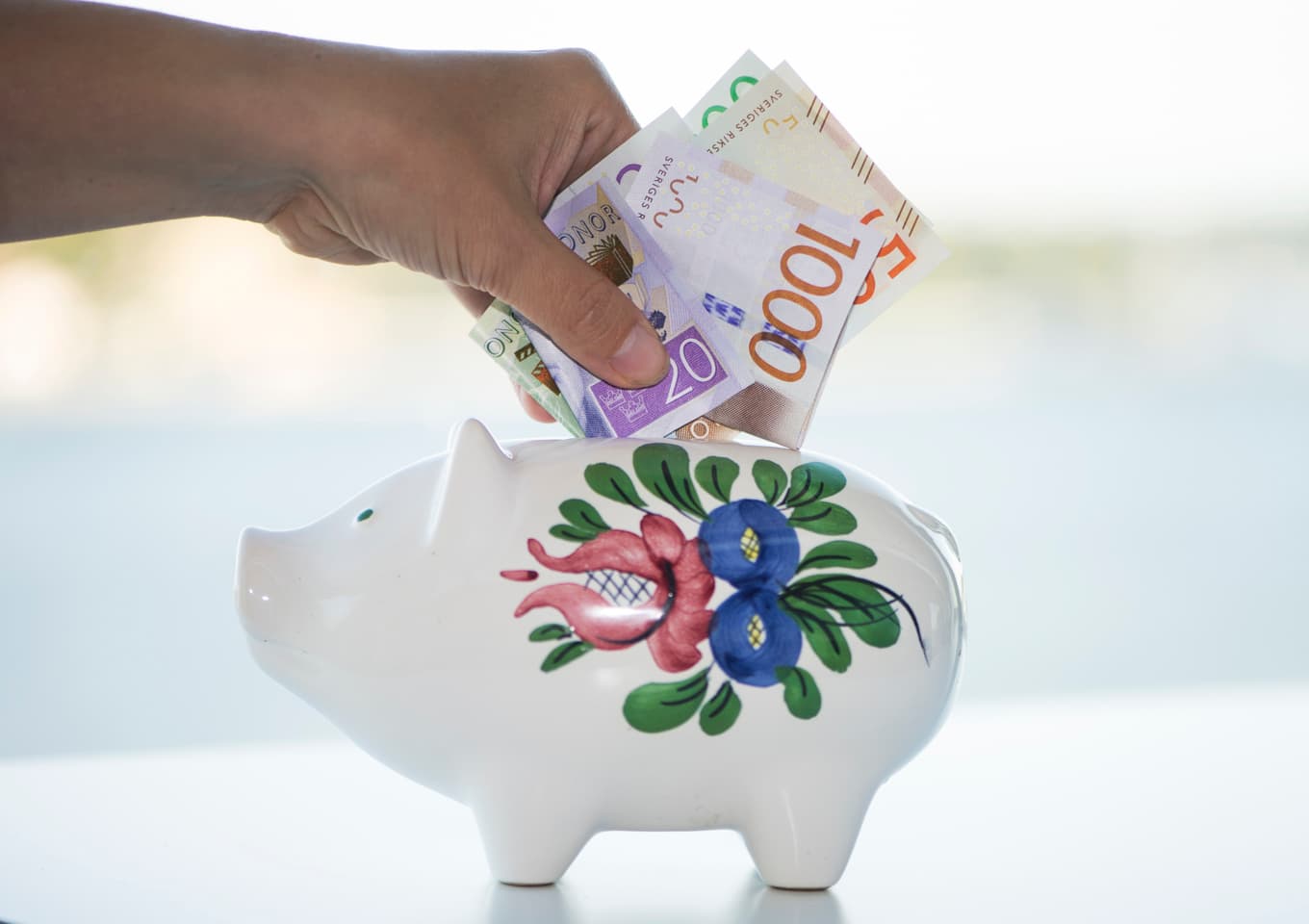 Bankerna tjänar alltmer på svenskarnas sparpengar. Arkivbild. Foto: Fredrik Sandberg/TT