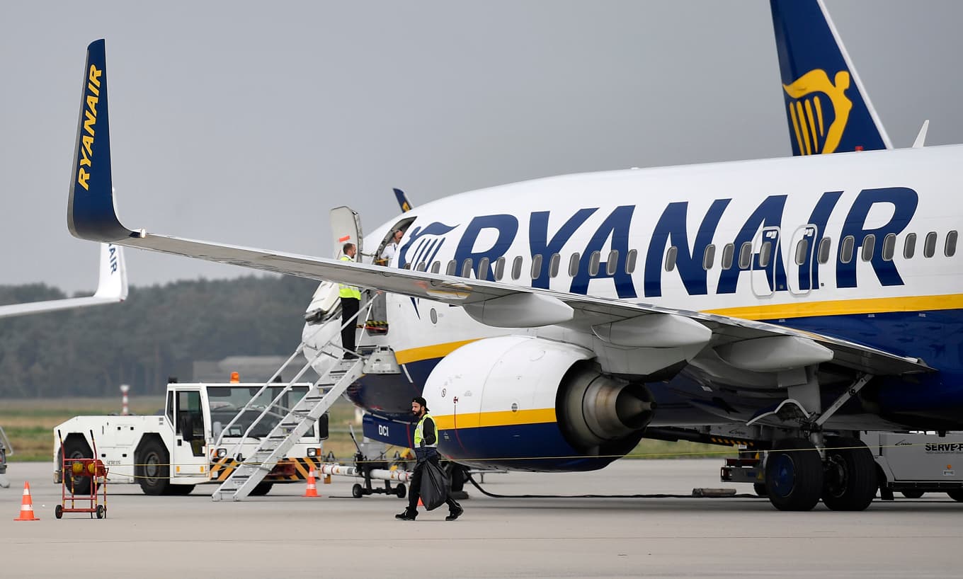 Kvartalssiffror från Ryanair. Arkivbild Foto: Martin Meissner AP/TT