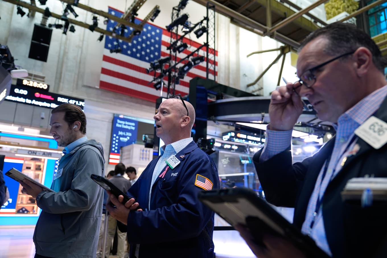 Börshandel i New York. Arkivbild. Foto: Seth Wenig/AP/TT