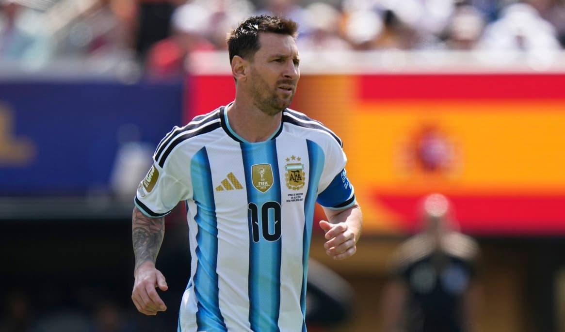 Lionel Messi satte tre rekord i sommarens VM. Foto: Frank Franklin II/AP/TT