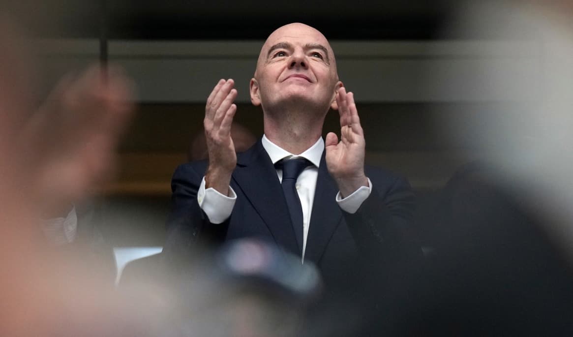 Fifas ordförande Gianni Infantino. Arkivbild. Foto: Eric Gay/AP/TT