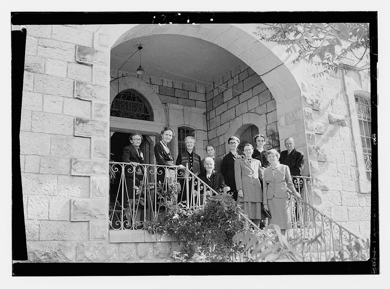 År 1946 fanns bara ett tiotal svenska medlemmar kvar i den amerikanska kolonin i Jerusalem. Bara ett par år senare var allt över. Foto: American Colony (Jerusalem)/Library of Congress