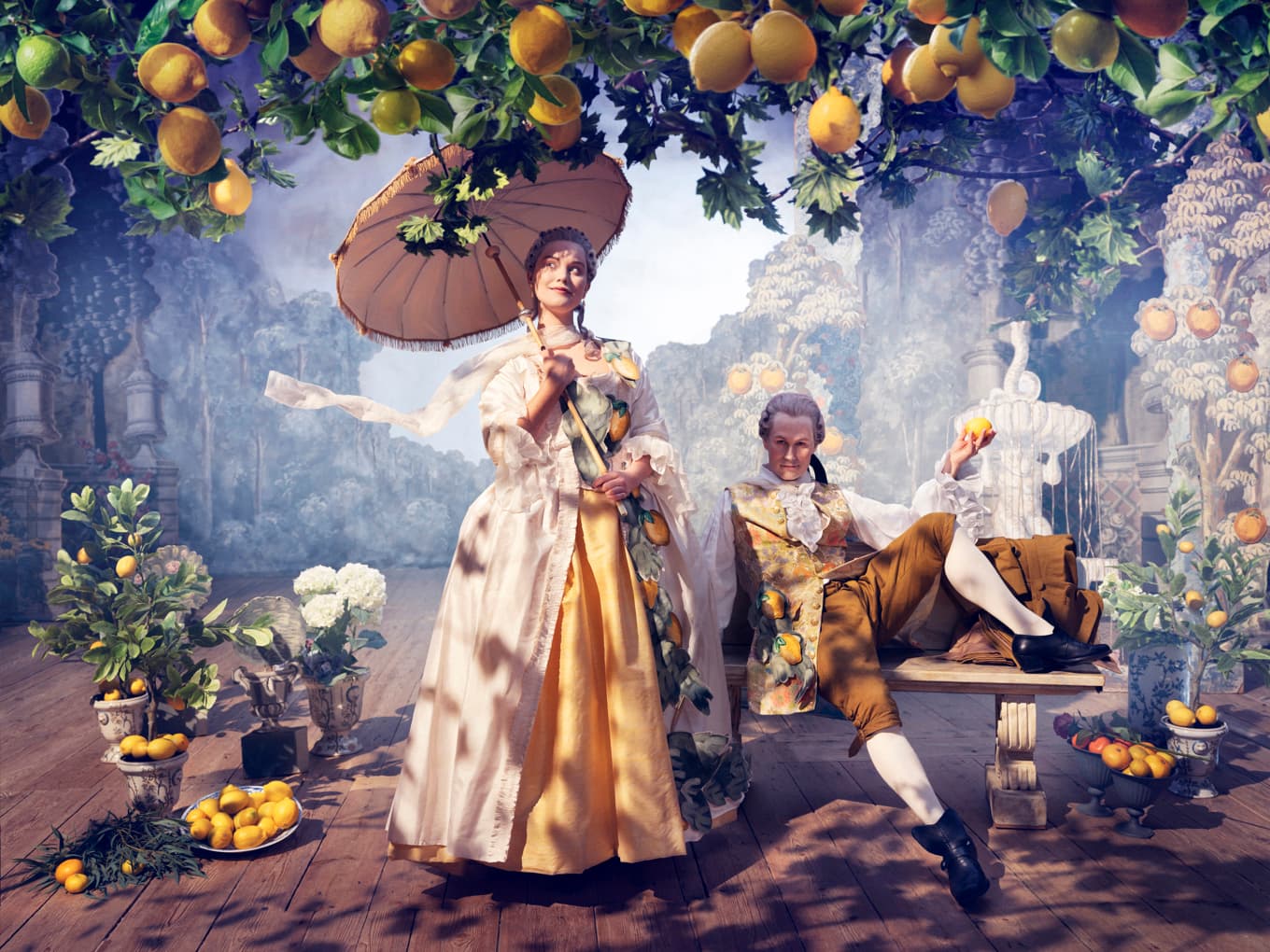 Under Drottningholms sommarfestival framförs både välkända verk och mer sällan framförd repertoar. Foto: Drottningholms Slottsteater