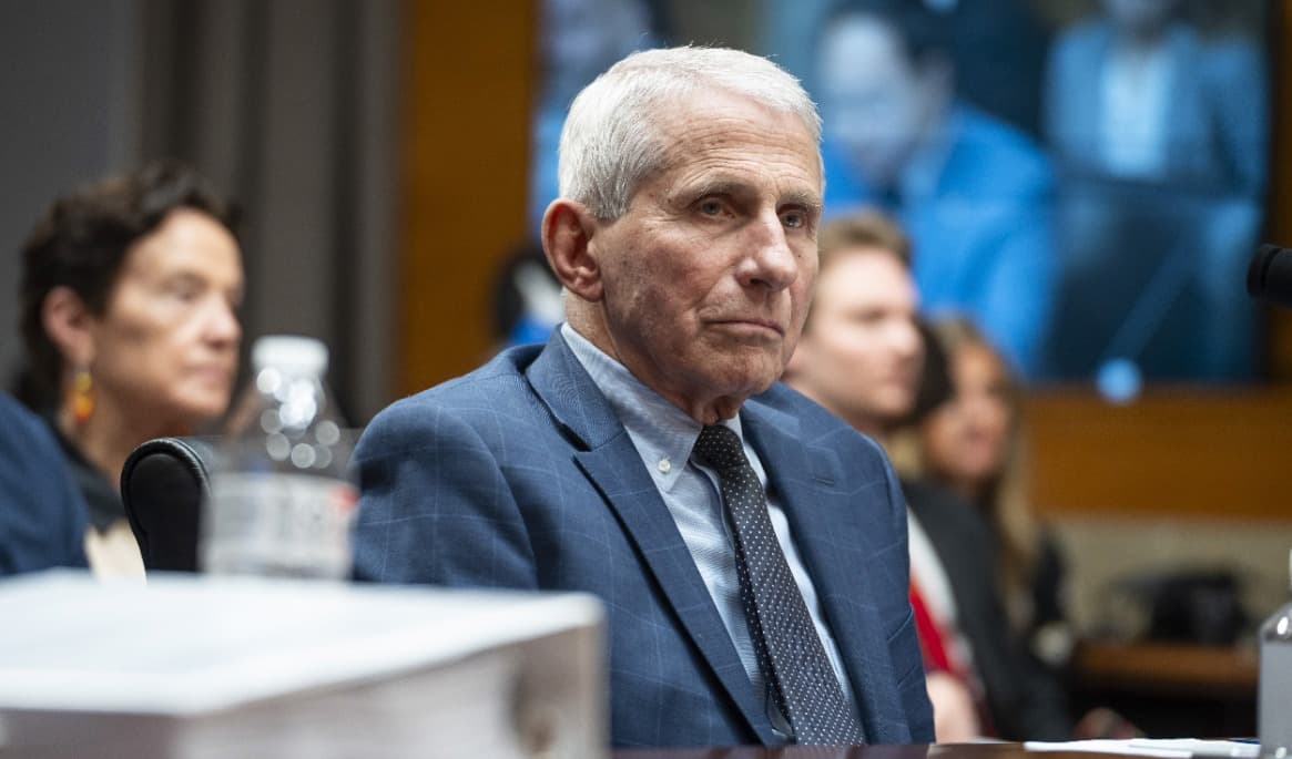 Anthony Fauci vittnar inför ett utskott i Washington DC onsdagen den 29 juli. Foto: Madalina Kilroy