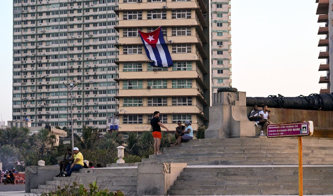 Havanna den 14 juli under ett pågående strömavbrott, det tredje på mindre än tio dagar. Foto: Adalberto Roque/AFP via Getty Images