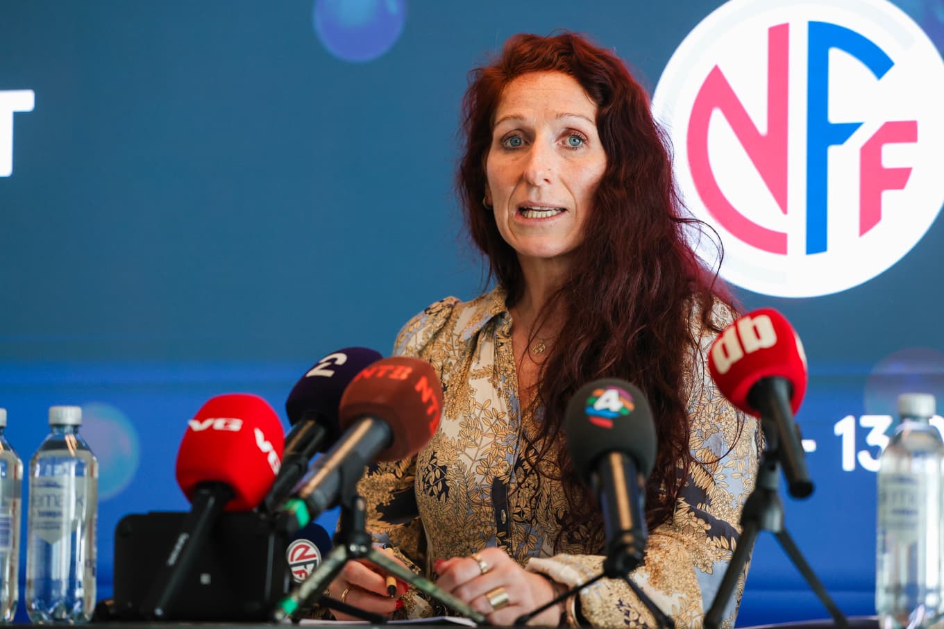 Lise Klaveness, ordförande i Norges fotbollsförbund. Arkivbild. Foto: Amanda Pedersen Giske/NTB/TT