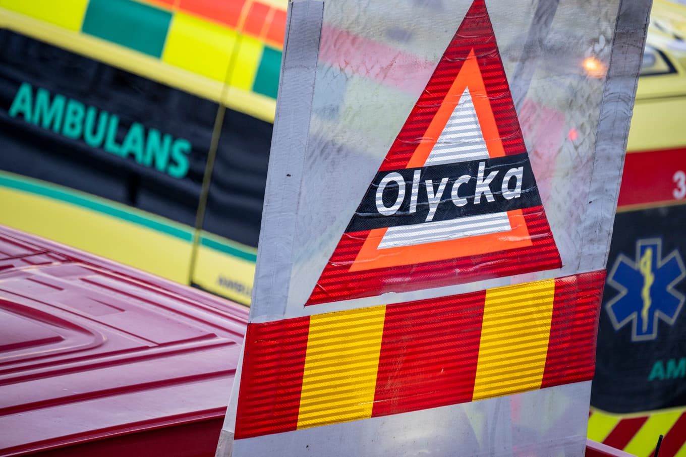 Fem personer var inblandade i trafikolyckan i Katrineholm, där en man dog av sina skador på söndagkvällen. Arkivbild. Foto: Johan Nilsson / TT