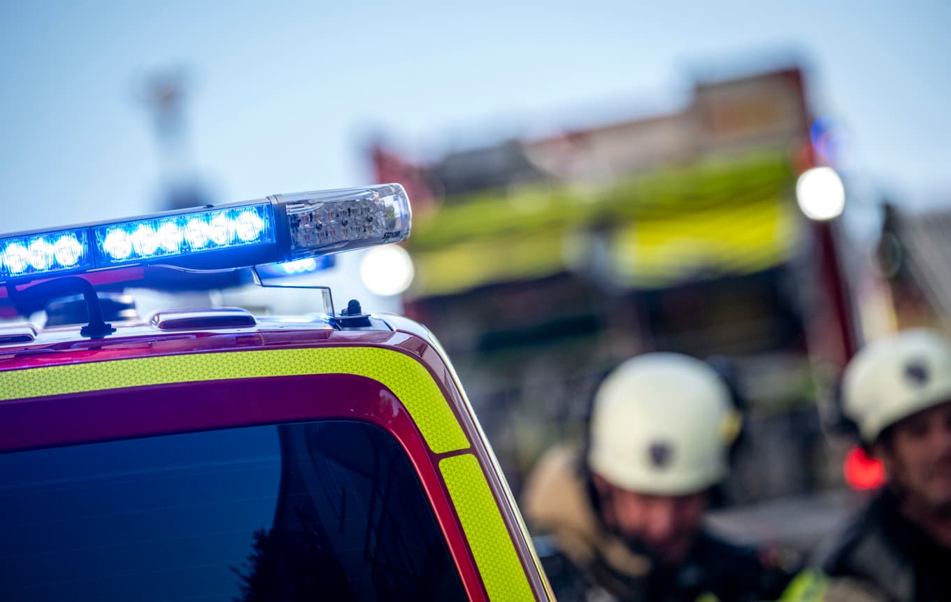 En man åtalas för bland annat mordbrand efter en bostadsbrand i Rättvik i maj i år. Arkivbild. Foto: Johan Nilsson/TT