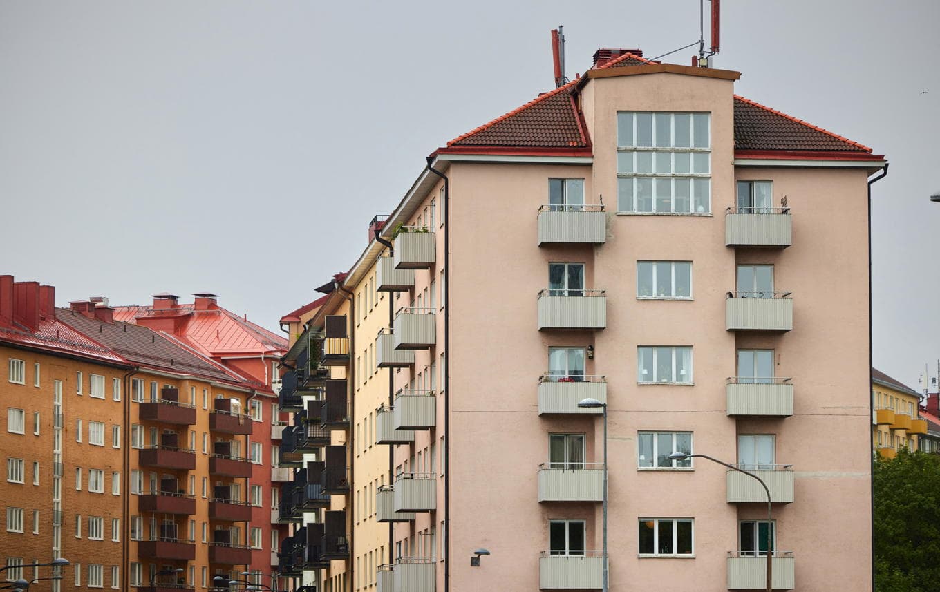 Bostäder på Kungsholmen i centrala Stockholm. Arkivbild. Foto: Fredrik Persson/TT